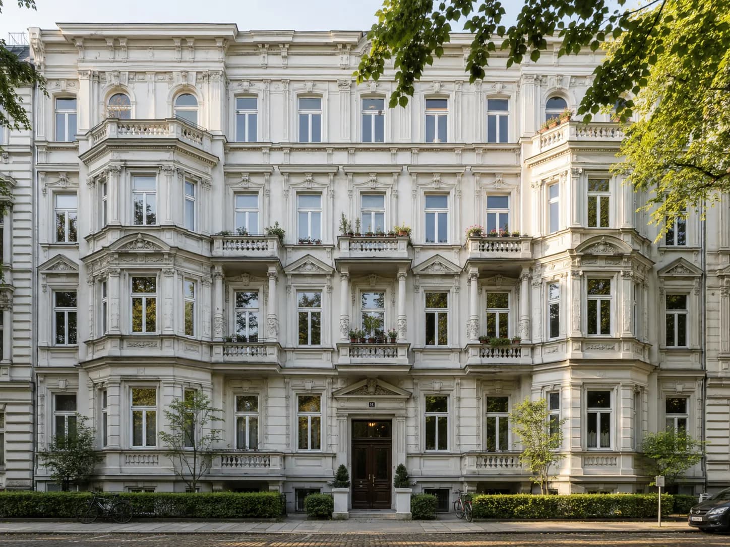 Illustration: Leipziger Gründerzeitfassade