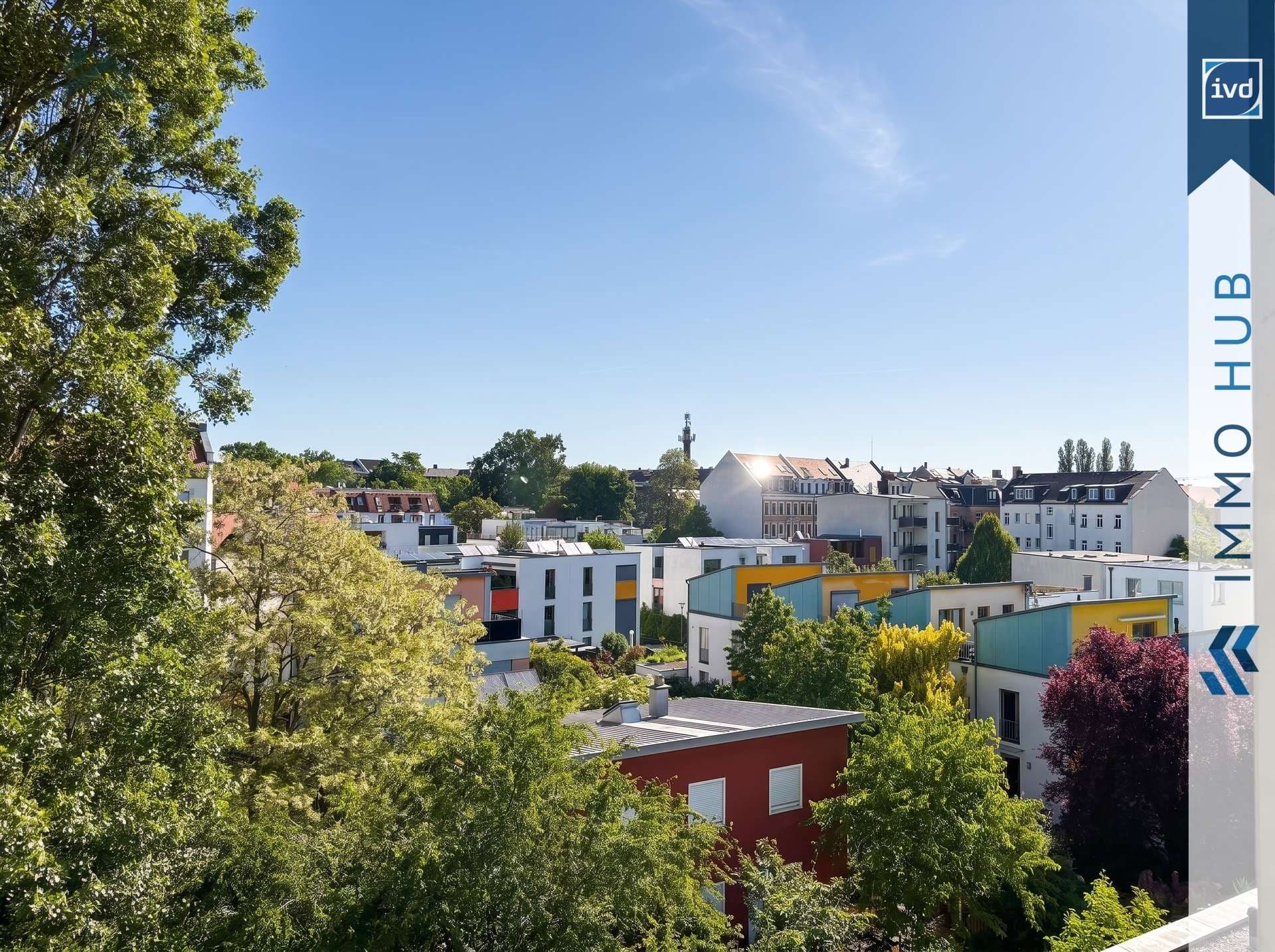 Ausblick Balkon