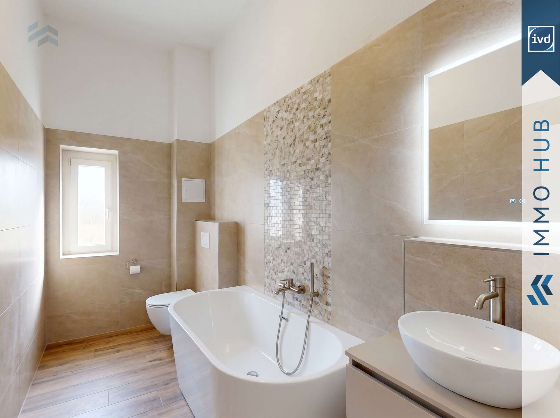 Badezimmer renoviert (KI)